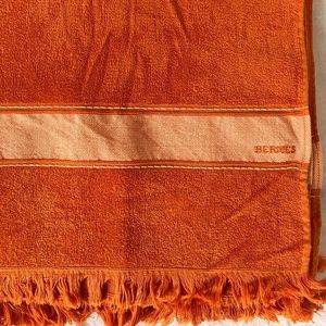 NEW HERMÈS ORANGE YACHTING BATH TOWEL
